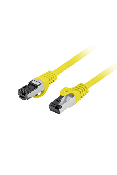 Lanberg Cablu patch S/FTP cat.8.1 1,5m LSZH CU testat Fluke galben