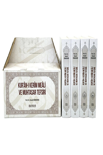 Erkam Yayınları Kuranı Kerim Meali Ve Muhtasar Tefsiri 4 Cilt Hamdi Döndüren