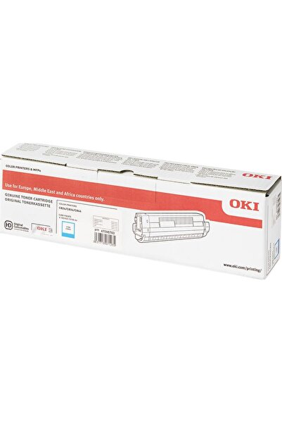 OKI Cartuș de toner 47095703 Cyan Original (47095703)