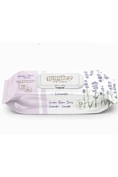 giggles , wet wipes, 72 wipes, lavender scent, alcohol and paraben-free