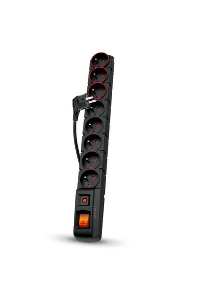 Acar Ltd Șină de protecție la supratensiune Acar S8 DUAL 3m negru