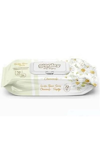 giggles , wet wipes, 72 wipes, chamomile scent, alcohol and paraben free