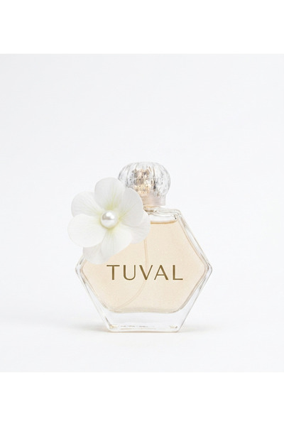 Tuval 100 adet Süslü Plastik Kolonya Altıgen Model Düğün,Nişan,Sünnet,