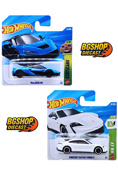 HOT WHEELS Mclaren W1 - Porsche Taycan Turbo S