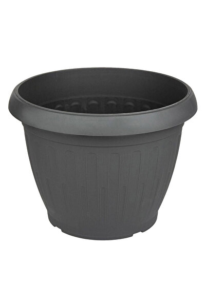 Zumzeria Ghiveci de flori din plastic antracit Ø50x38cm - 45l