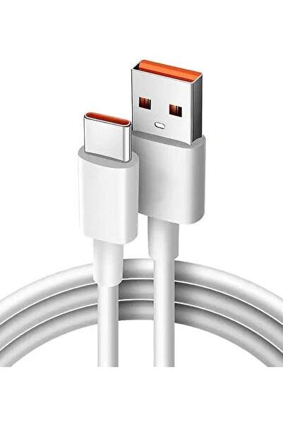 Mobilite 33W/67W/120W Destekli (Sadece Xiaomi ile uyumlu) Usb to Type-C PD Hızlı Şarj Özellikli Data ve Şarj Kablosu 1 Metre Kablo