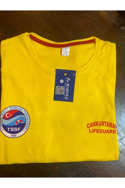 MARTEN Cankurtaran Lifeguard Uniform Tssf Logo Unisex O-Neck T-Shirt Cotton B...