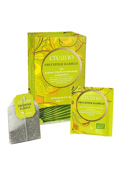Creano Organic tea Musetel Fructat, 20 sachets, sweet-fruity, citric