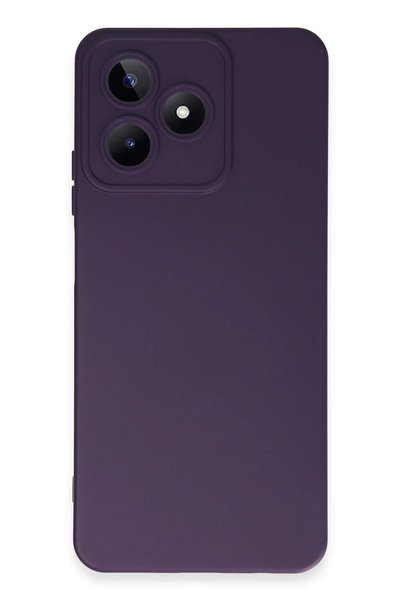 New Face Ilkeshop Realme C53 Case Nano Velvet Silicone (211010) - Purple