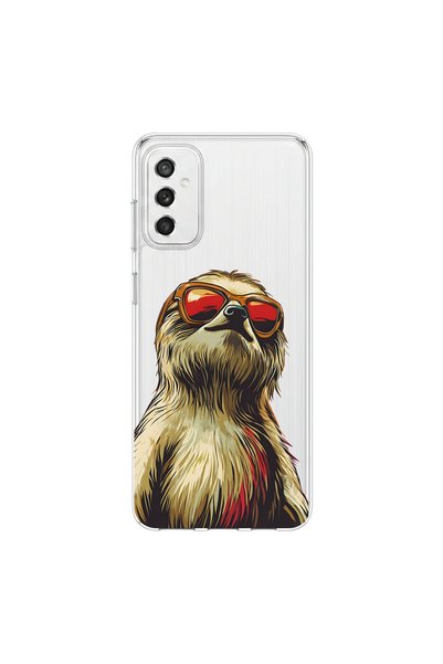PPKin Samsung Galaxy M52 Compatible Cool Animal 10 Design Transparent Case