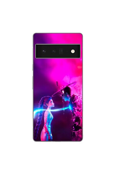 OEM Husa compatibila cu Google Pixel 6 Pro Silicon Gel Tpu Model KPop Demon H...