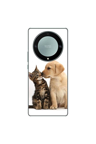 OEM Θήκη συμβατή με Honor Magic 5 Lite Σιλικόνης Gel TPU με σχέδιο Γατάκια, Κ...