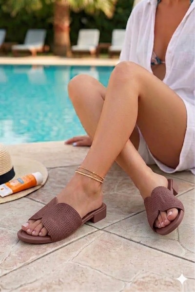 Behtah Kundura New Season Complete Plastic Women's Non-Slip Slipper Pool Sea ...