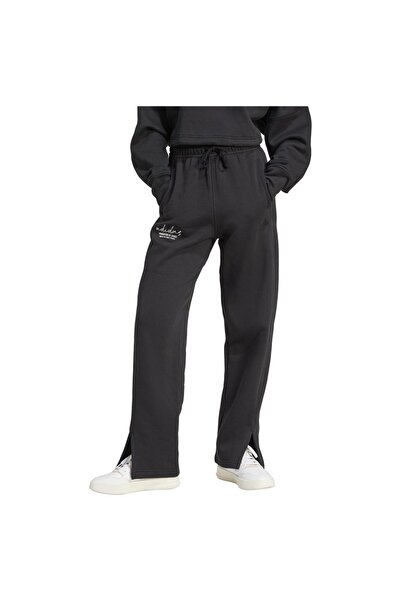 adidas Femei& # x27;s BLuv Q3 Pantaloni din fleece cu imprimeu grafic distinc...