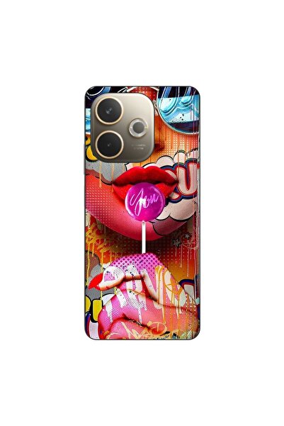 OEM Case compatible with Oppo A5 Pro Silicone Gel Tpu Model Pop Art Lolipop