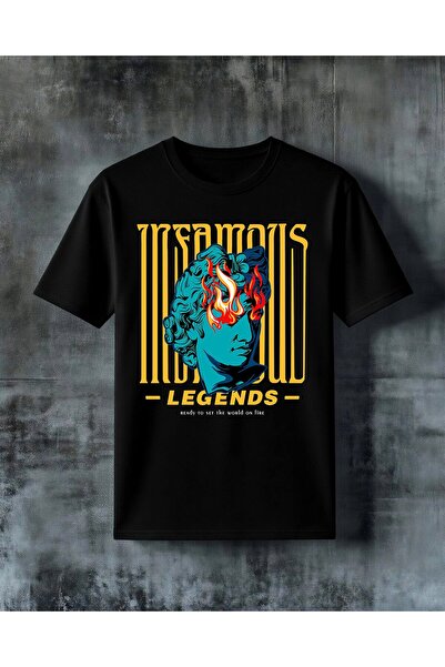 COMVİCHO Incandius Legends Printed Oversize T-Shirt