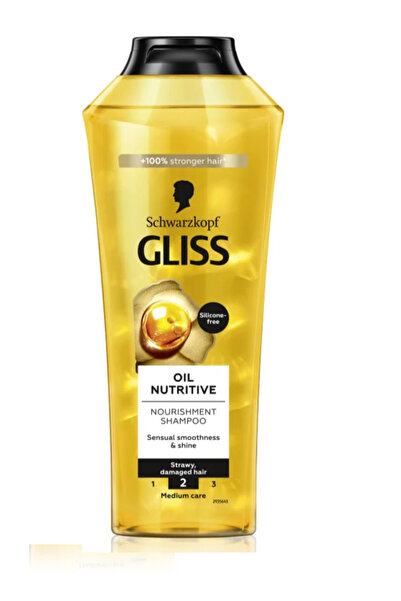 Schwarzkopf Sampon Gliss Oil Nutritive pentru par lung cu varfuri despicate, ...