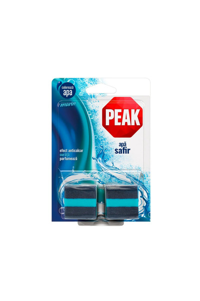 Peak Odorizant pentru toaleta Apa Safir, 2x50 g