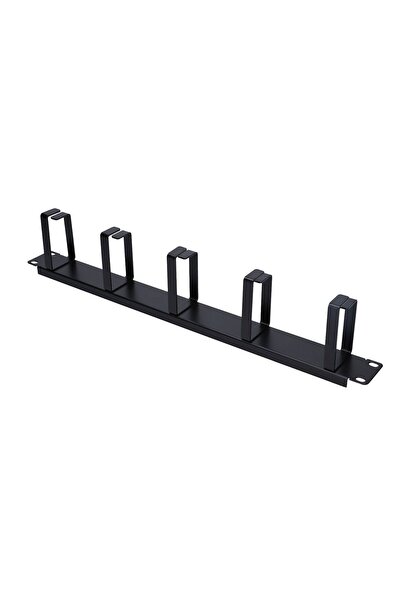 Extralink organizator de cabluri 1U negru