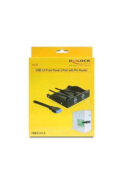 DELOCK Panou frontal 2x USB 3.0 (3.5"/5.25")