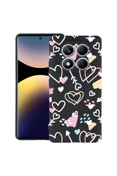 bestcase Θήκη TPU Ultra Slim για Xiaomi Redmi Note 15 Pro 4G, Σύμβολα Αγάπης,...