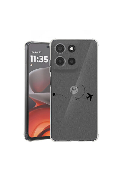 bestcase Husă Antișoc pentru Motorola Moto G77 / G67, Love To Travel, 3143987...