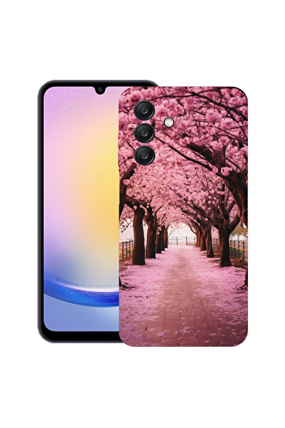 bestcase Θήκη TPU Ultra Slim για Samsung Galaxy A57, Ανθισμένα Δέντρα Κερασιά...