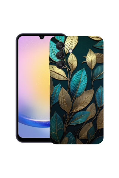 bestcase Husă TPU Ultra Slim Case For Samsung Galaxy A37 5G, Golden Feathers,...