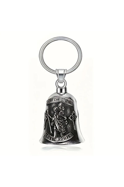 Choice74 Keychain Fashion Red Cross Guardian Angel Wings Bell Motorcycle Bell...