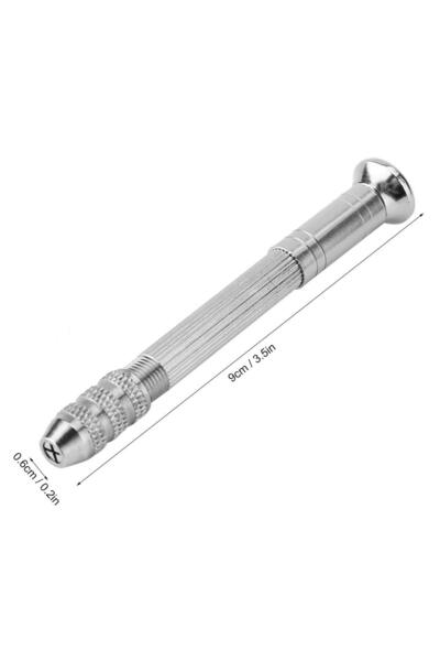 Choice 1pc Hand Drill 1pc/10pcs Mini Hand Drill Manual Twist Drill Tool 4 Hea...