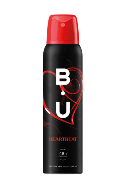 B.U. Deodorant spray BU Heartbeat, Femei,150 ml