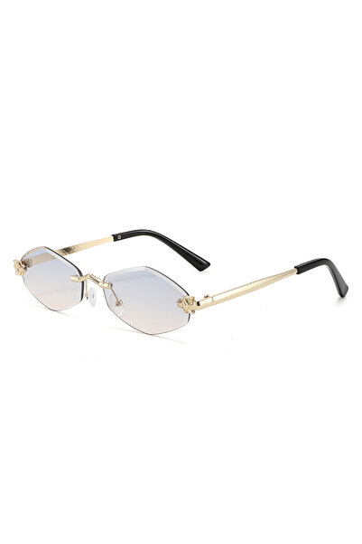 Choice blue Protective Glasses Fashion Irregular Sunglasses Women Retro Brand...