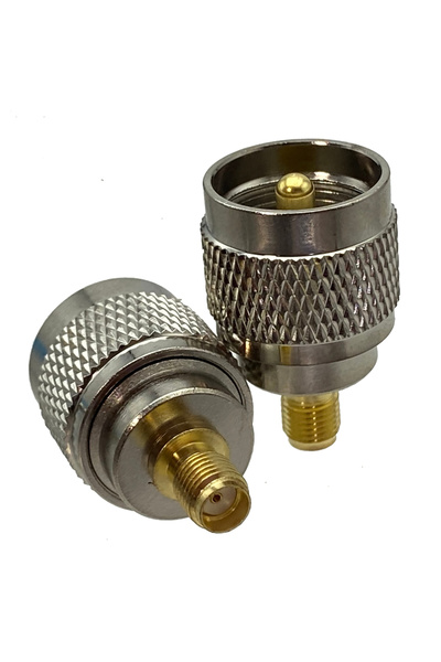 choice2 UHF Plug TO SMA Jack 1Pcs UHF SO239 PL259 to SMA Male Plug&Female Jac...