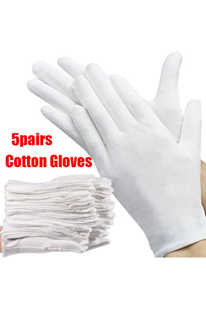 Choice 5pairs 5pairs Household Cleaning Tools Soft Cotton Work Gloves for Dry...