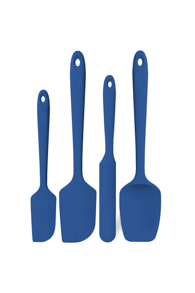 Choice1 Blue Kitchen Silicone Spatula Set, 600ºF High Heat Flex Silicone Scra...