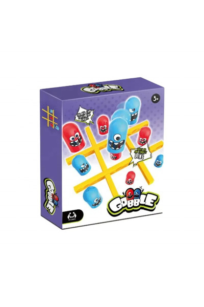 dehkah "Gobble" Strategy Board Game for Kids – 3D Tic-Tac-Toe Twist with Colo...