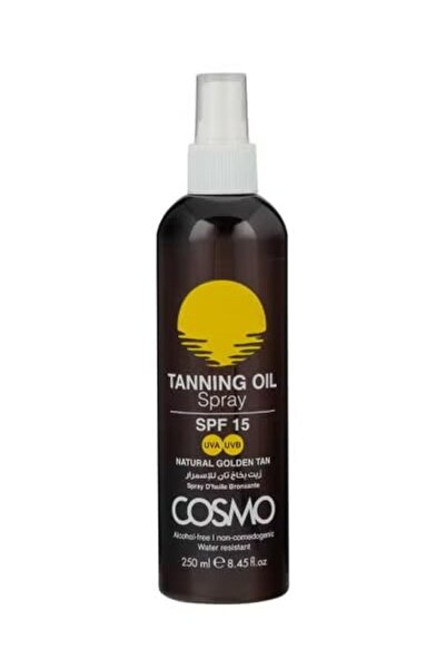 CD Cosmo Designs Sun Care Tanning Oil Spray 250ml | SPF 15 | UVA/UVB | Natura...