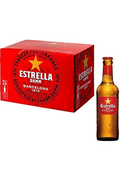 ESTRELLA Damm Blonde Beer, 0.33l x 24 sticle