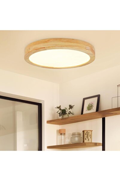 Dotail Plafonieră LED Kambo, 24W, 30x30x4 cm, alb cald 3000K, 3100 lm, design...