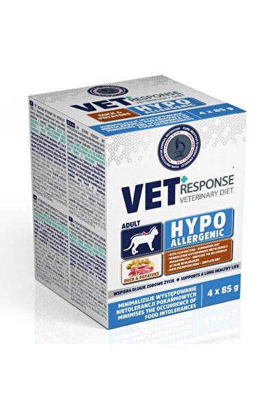 OEM VET RESPONSE Rață hipoalergenică.4X pentru pisici 85g