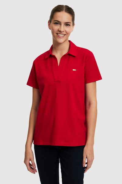 U.S. Polo Assn. Women's Red Basic T-Shirt 50323447-Vr171