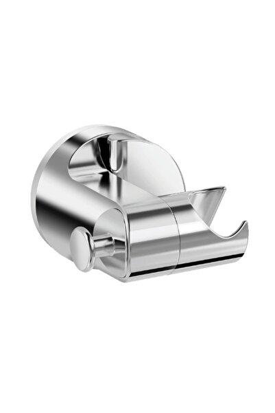 choice2 Silver Household showerhead bracket, self-adhesive movable wall-mount...