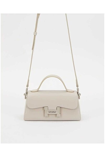 Levidor Leather and Chain Handle Bag with Cover