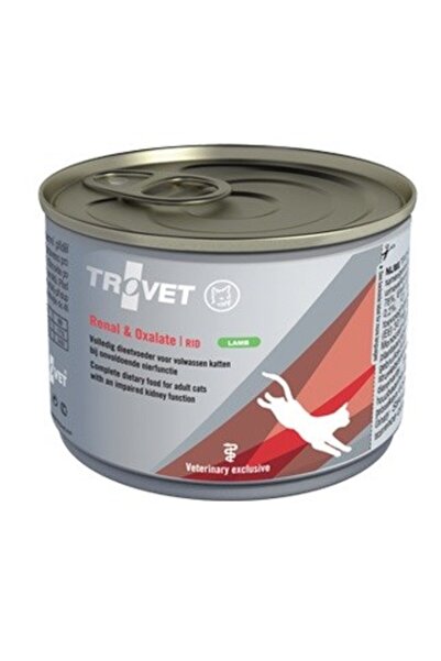 trovet Renal & Oxalate RID Lamb - hrană umedă pentru pisici - 200g