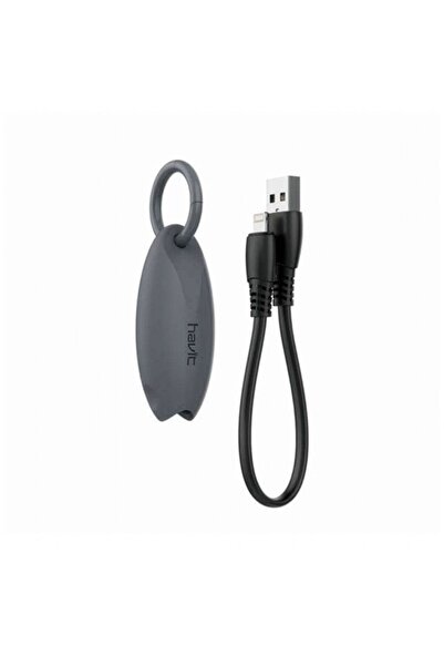 Havit Καλώδιο H651 USB σε Lightning 0.22Μ Γκρι