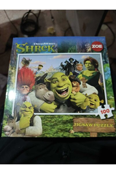 Zoe 100 parça çocuk puzzle shrek