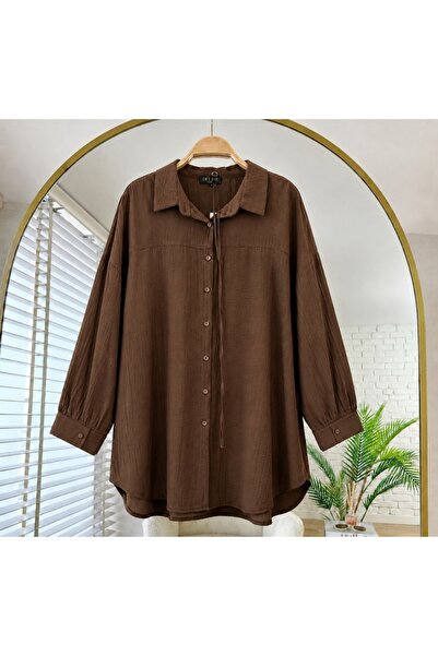 MODA VEDAT Women's Strawberry Fabric Waist Drawstring Shirt -0350