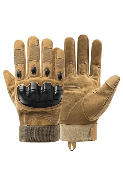 KORDAK Beige Bone-Colored Long Tactical Gloves