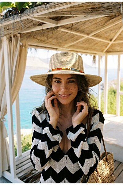 LAGRANZE Casual Bohemian Fedora Women's Straw Hat
