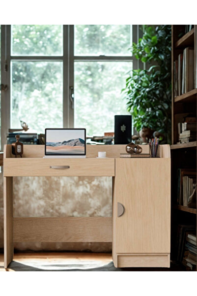 miracool Ladin Çalışma Masası / Komple MDF / Modern Tasarım